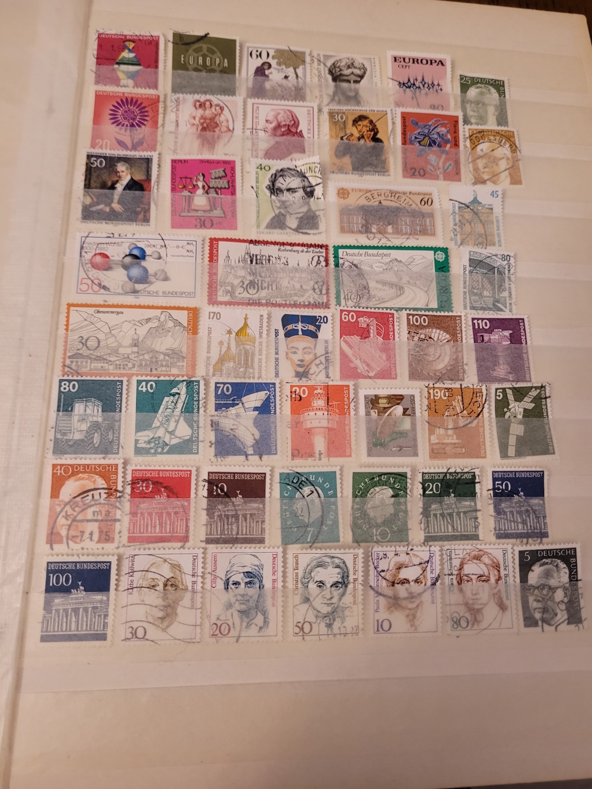 German Stamps Collection * 136 Stamps * BRD * West Germany * #21 *