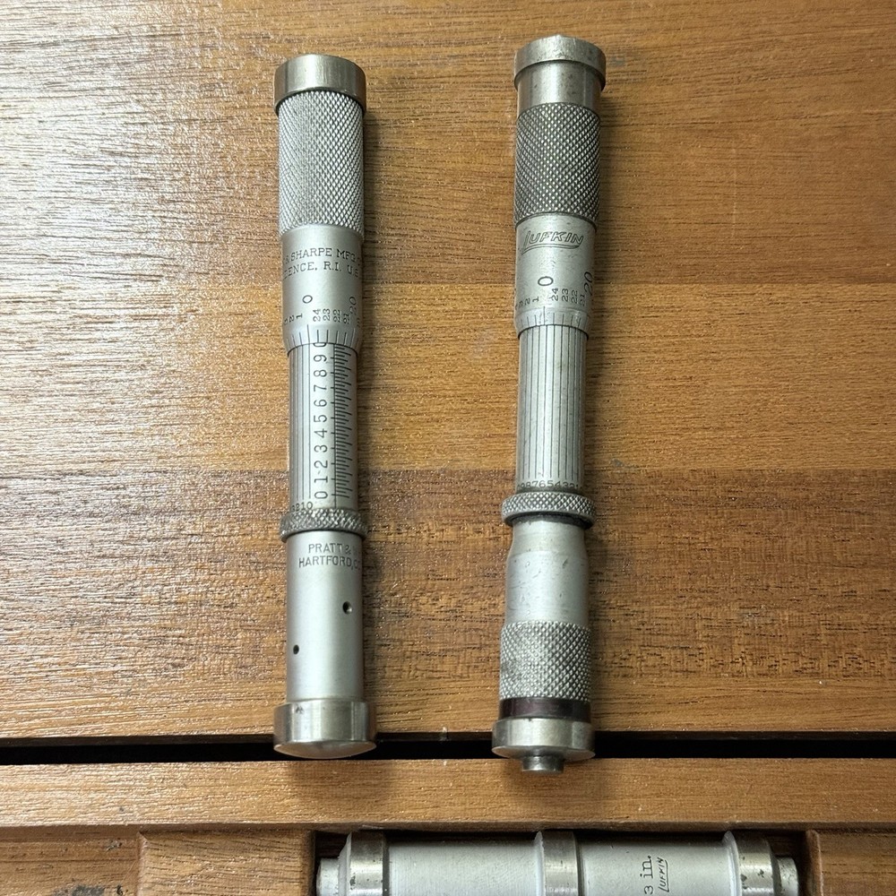 Lufkin End Measuring Rods Set Jig Bore Internal Micrometers