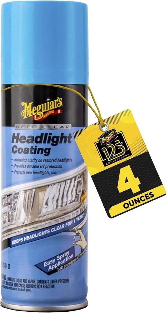 Meguiar's Keep Clear Headlight Coating for New & Restoration UV Protection Easy