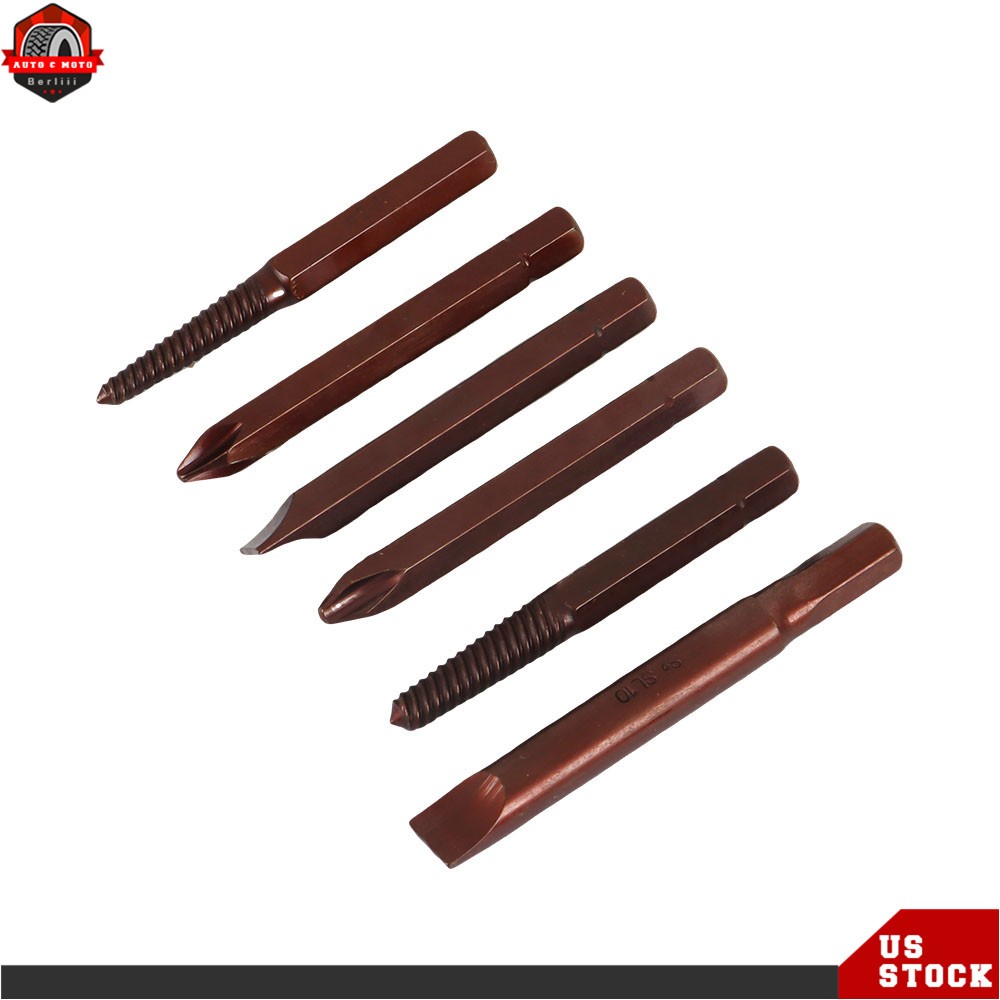 Heavy Duty 12 ×1/2" Screwdriver Bits Phillips Hex Impact Driver Socket Set Screw