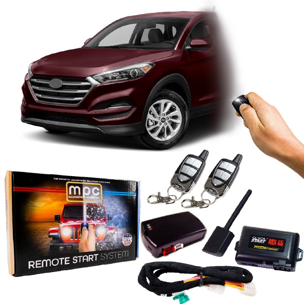5-Button Extended Range Remote Start Kit For 2017-2018 Hyundai Tucson