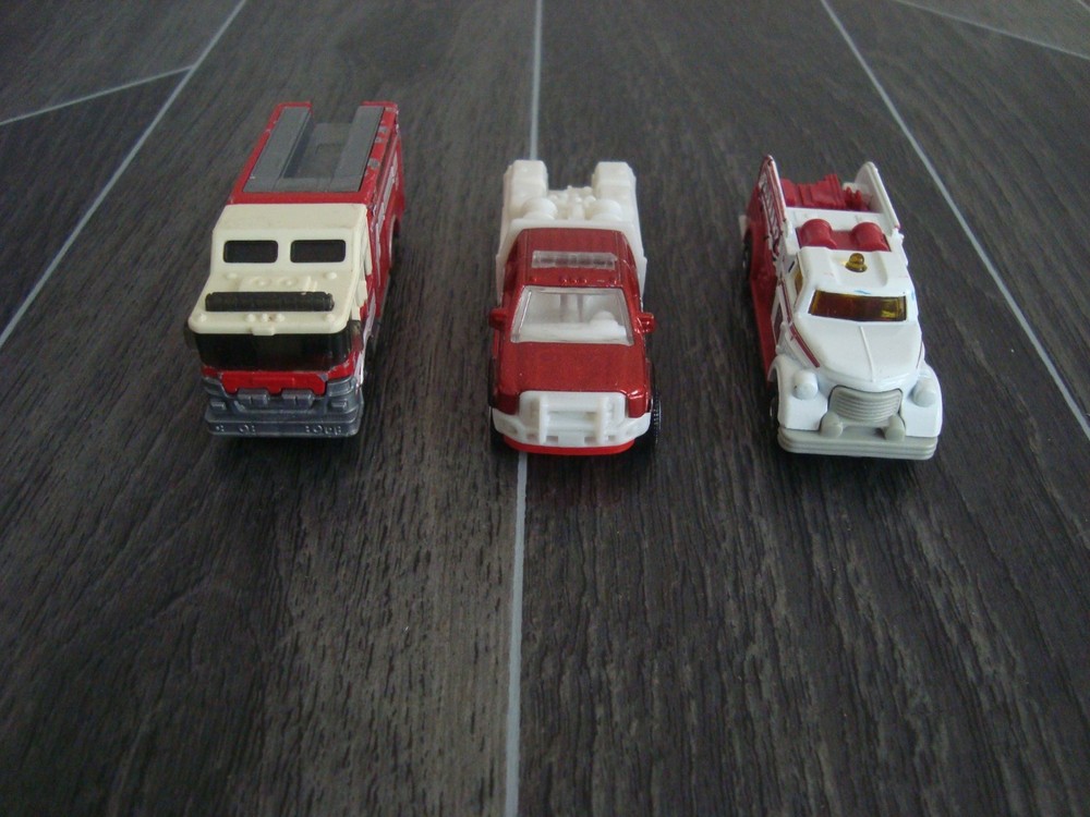 3 x Matchbox US Fire Engine Trucks