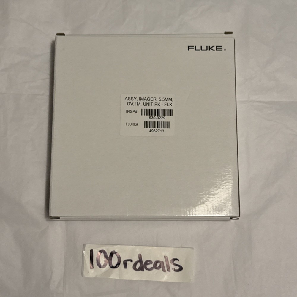 Fluke 8.5MM/3M Probe - Scope with a 3 Meter, Dual View Camera FAST SHIPPING