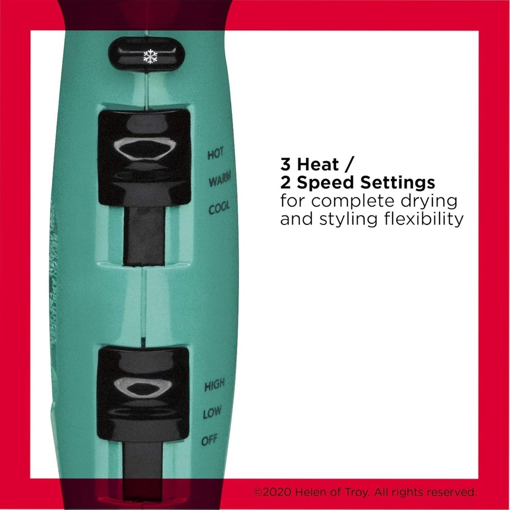 Revlon Professional Ionic Hair Blow Dryer Blower 1875W Volume Boost w/ Diffuser