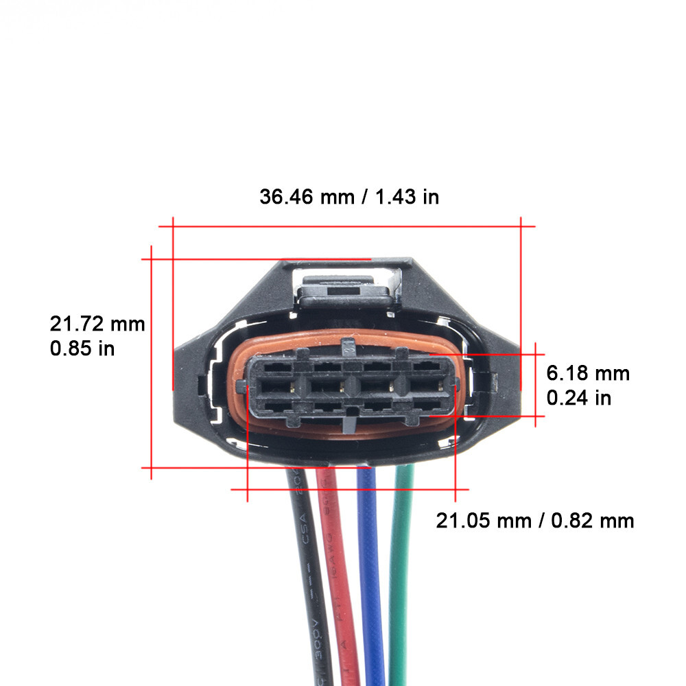 Nox Sensor Connector Mack 2013-2016. 22303391, 22303390, 22014032