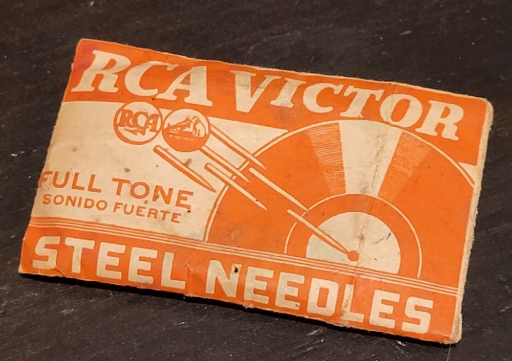 Gramophone phonograph needle packet Rca Victor Hmv empty