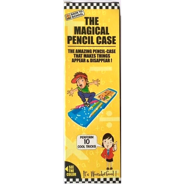 PENCIL CASE MAGIC TRICK DRAWER BOX Beginner Appearing School Change Candy Silks