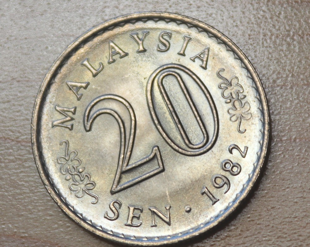 1982 Malaysia 20 Sen
