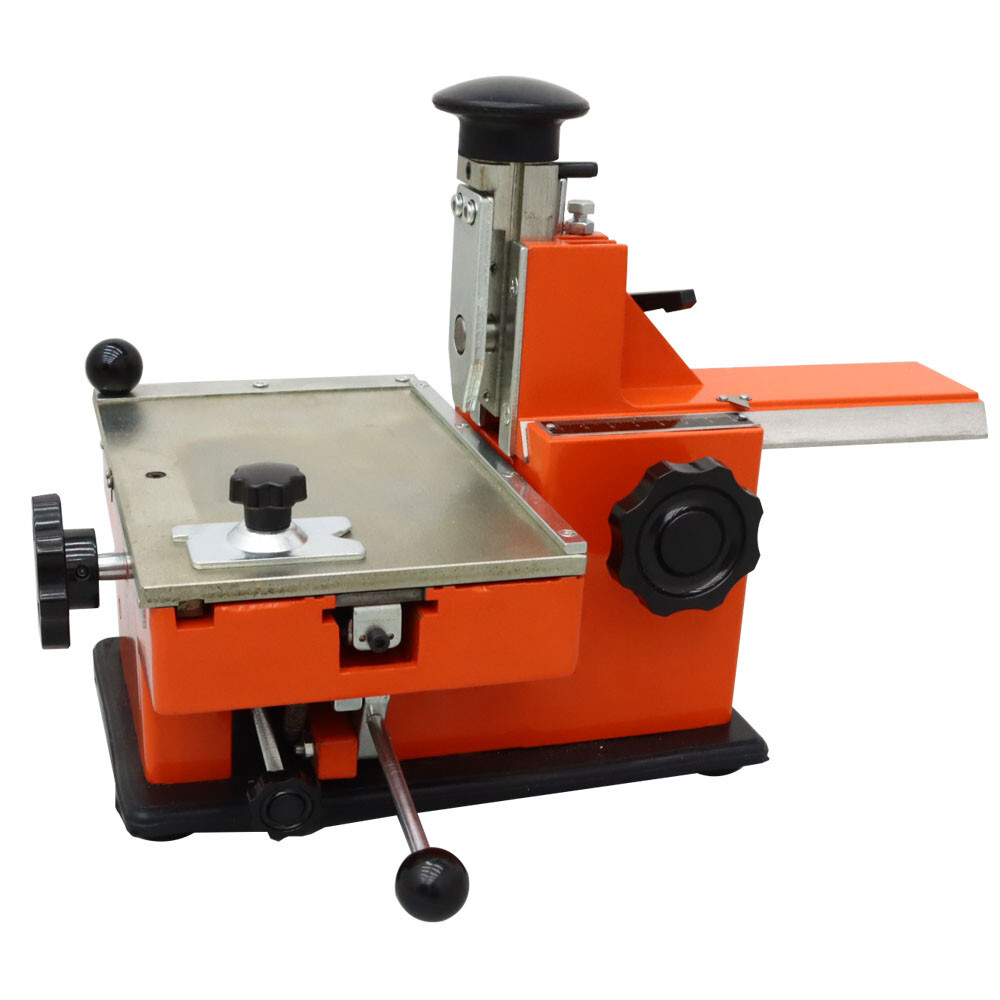 Semi-automatic Sheet Embosser Small Manual Nameplate Marking Machine 4mm Letter