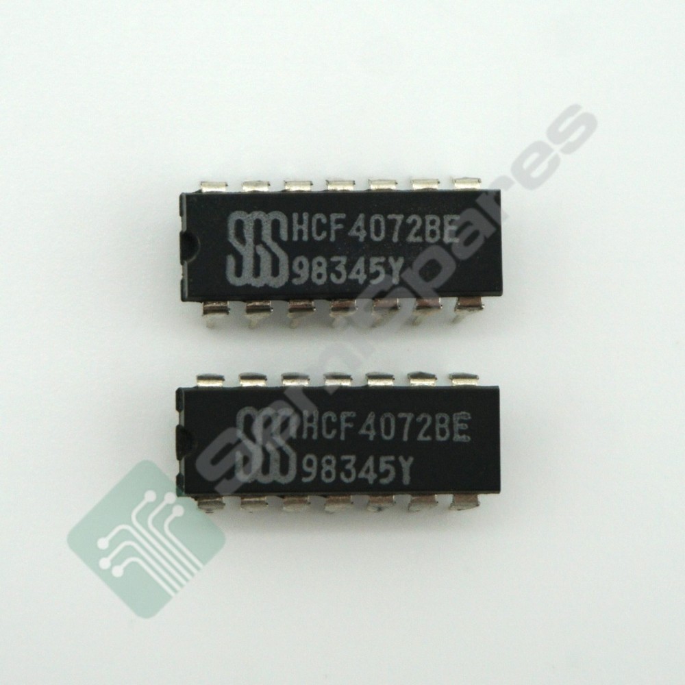 3 pcs. SGS HCF4072BE IC BINARY COUNTER 4-BIT 16 DIP