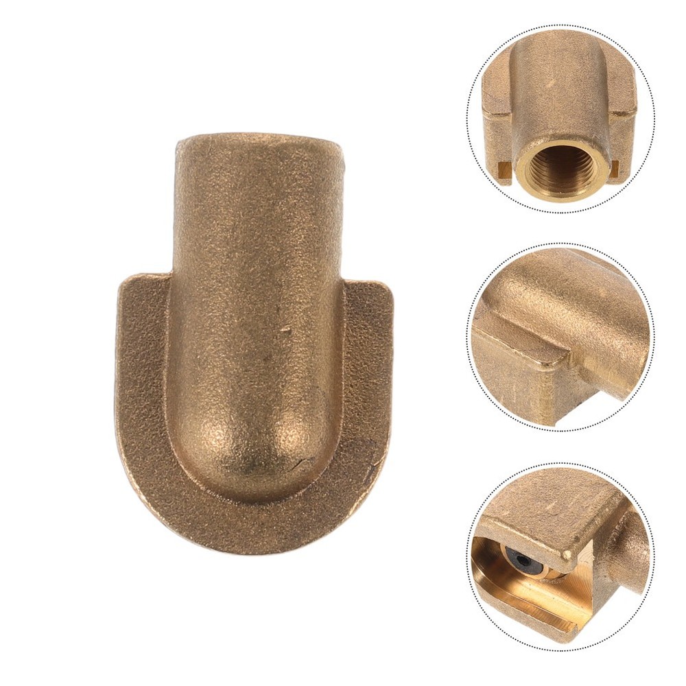 Zerk Fitting Adapter: Copper Grease Connector Button-Head Coupler for Hydraulic