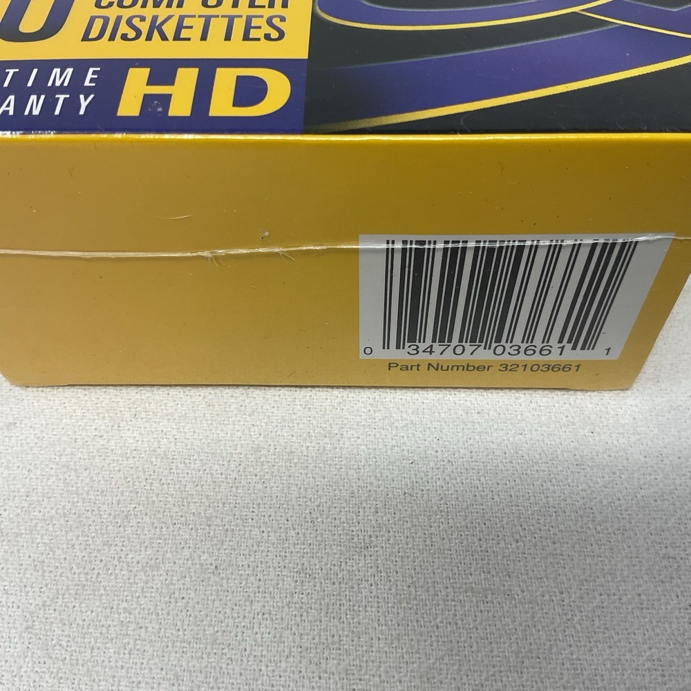 3.5 Inch Computer Diskettes Memorex 10 Pack Floppy Discs SEALED