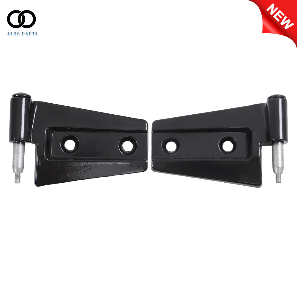 For Jeep Wrangler JK 2007-2018 Body Door Hinge Replacement Set Black Powder Coat