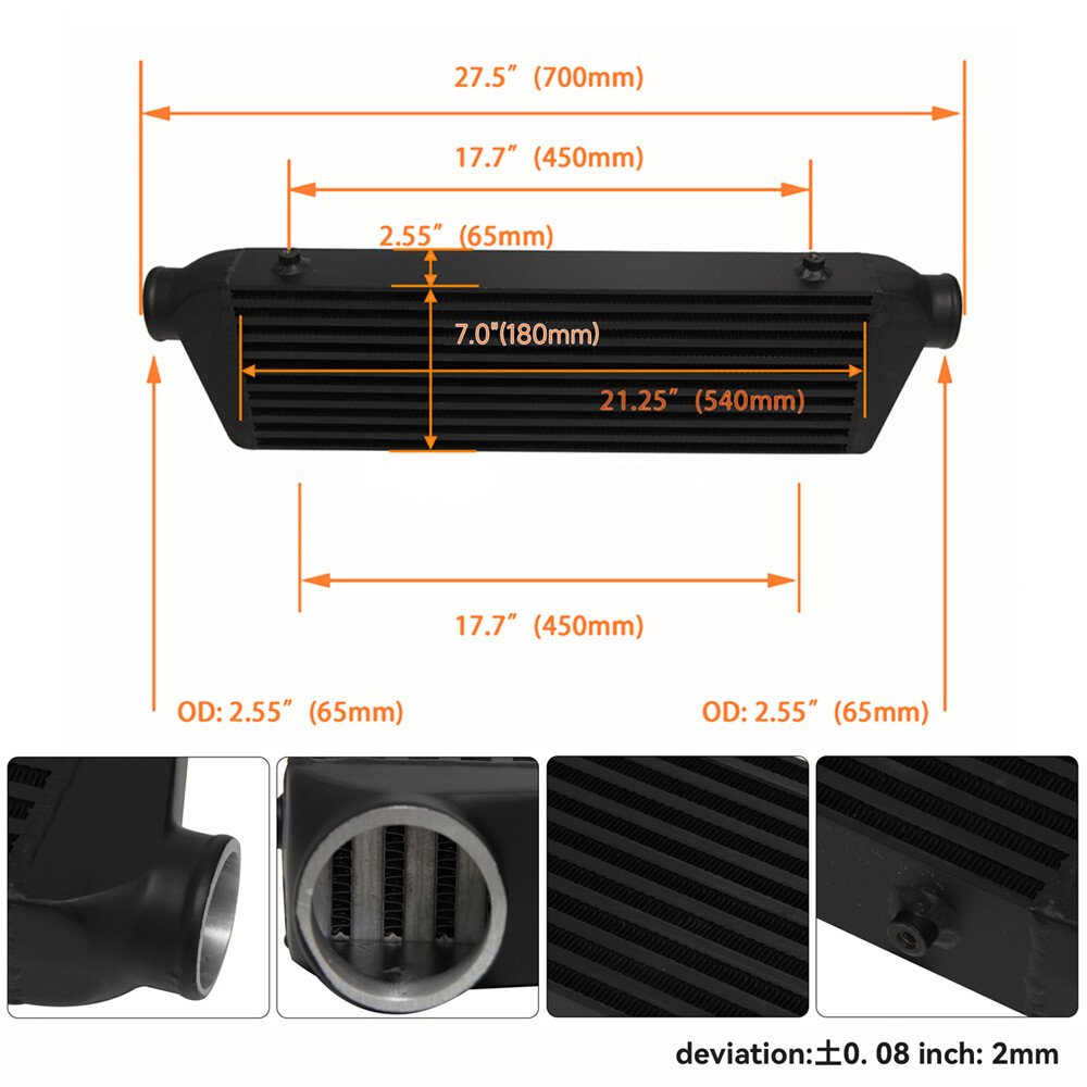 Intercooler Pipe Kit W/ Sensor Flange +BOV For VW Jetta Golf GTI MK4 1.8T 98-05