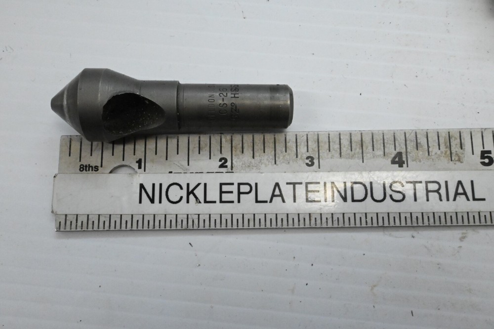 5 WELDON HSS ZERO FLUTE DEBURRING TOOLS & COUNTERSINKS