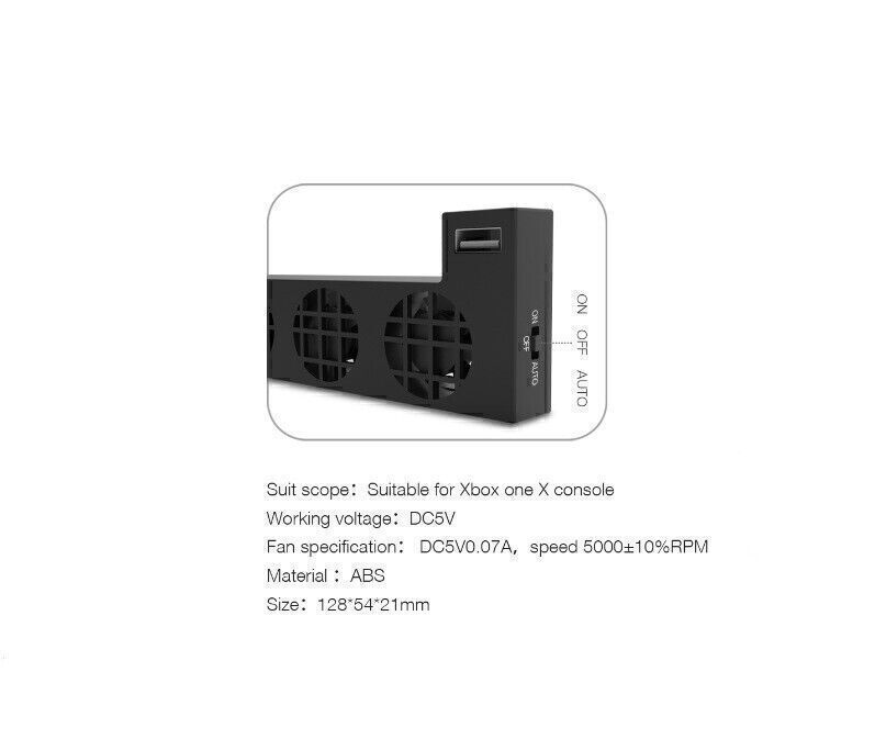 Main engine Rear temperature controlled fan For XBOX ONE X Console Accessories