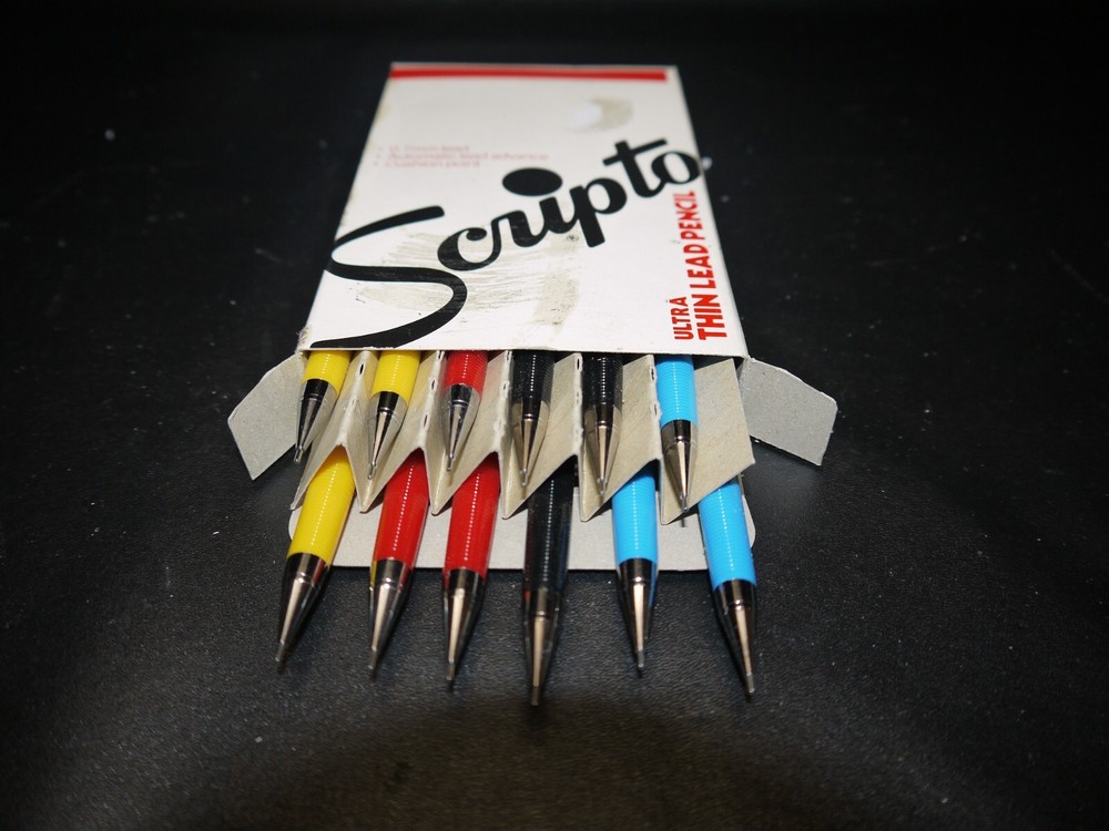 Scripto Mechanical Pencils - 12 P210 Ultra thin lead pencils