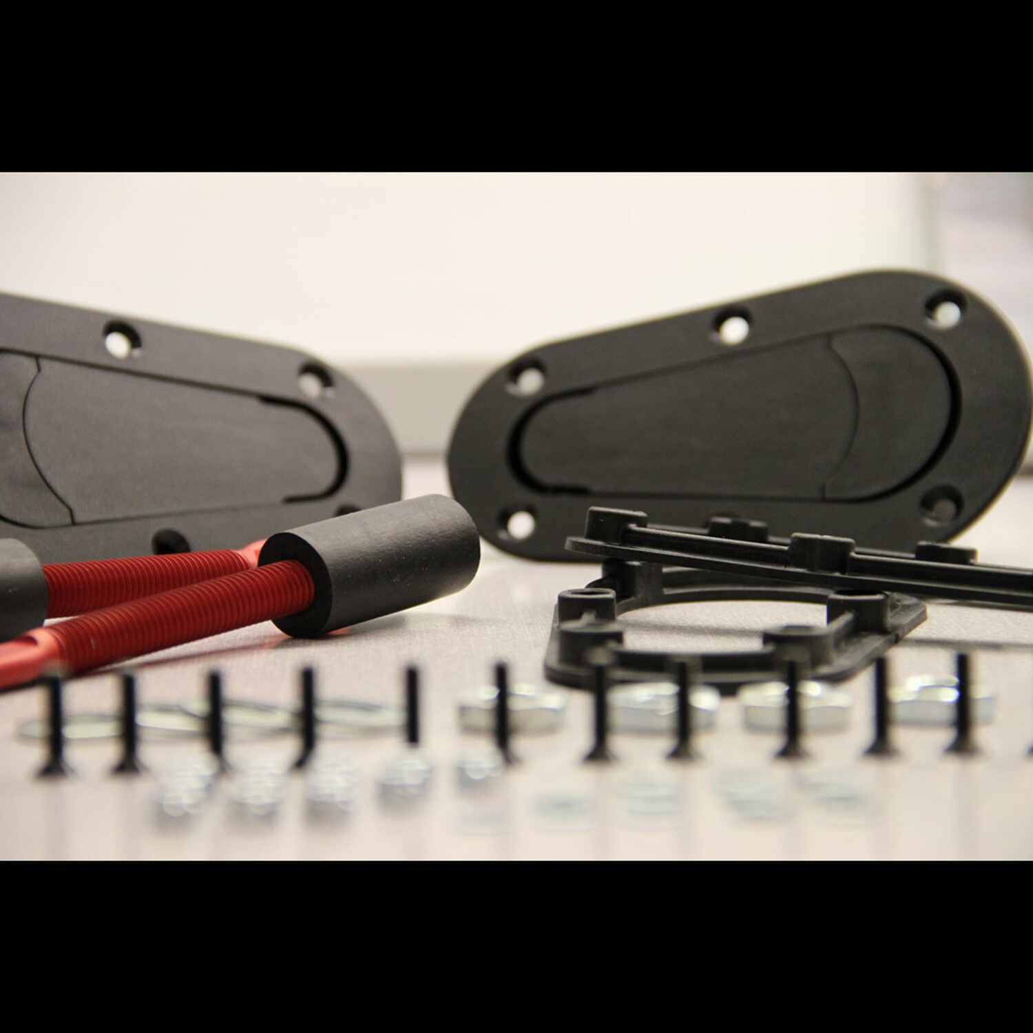 AeroCatch 120-2000 Black Plus Flush Non-Locking Hood Pin Kit