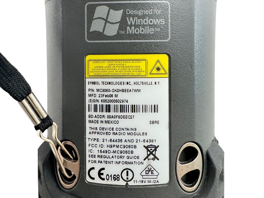Symbol MC9060 Mobile Computer Barcode Scanner MC9060-GK0HBEEA7WW Refurbished!🔥
