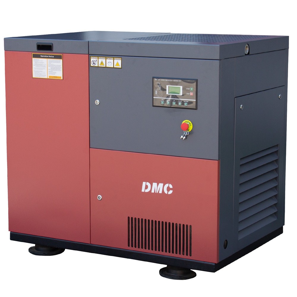 460V 3 Phase Variable Frequency 30 HP Rotary Screw Air Compressor 120CFM@115Psi