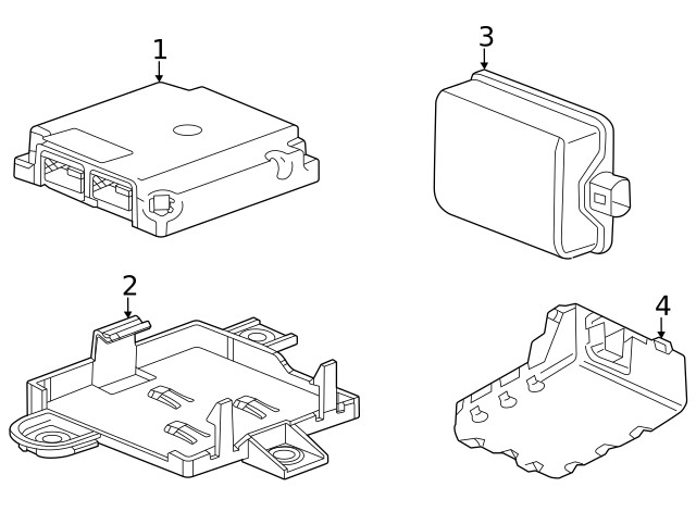 Genuine GM Active Safety Control Module 84969984