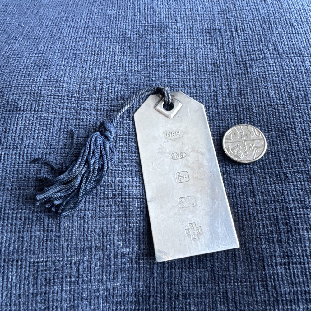 sterling silver ingot book mark