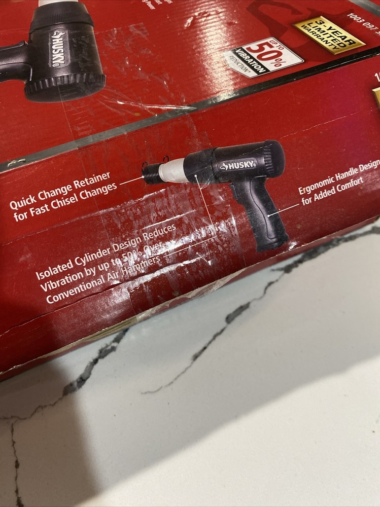 Husky Vibration Damped Medium Stroke Air Hammer *Stuck Chisel*
