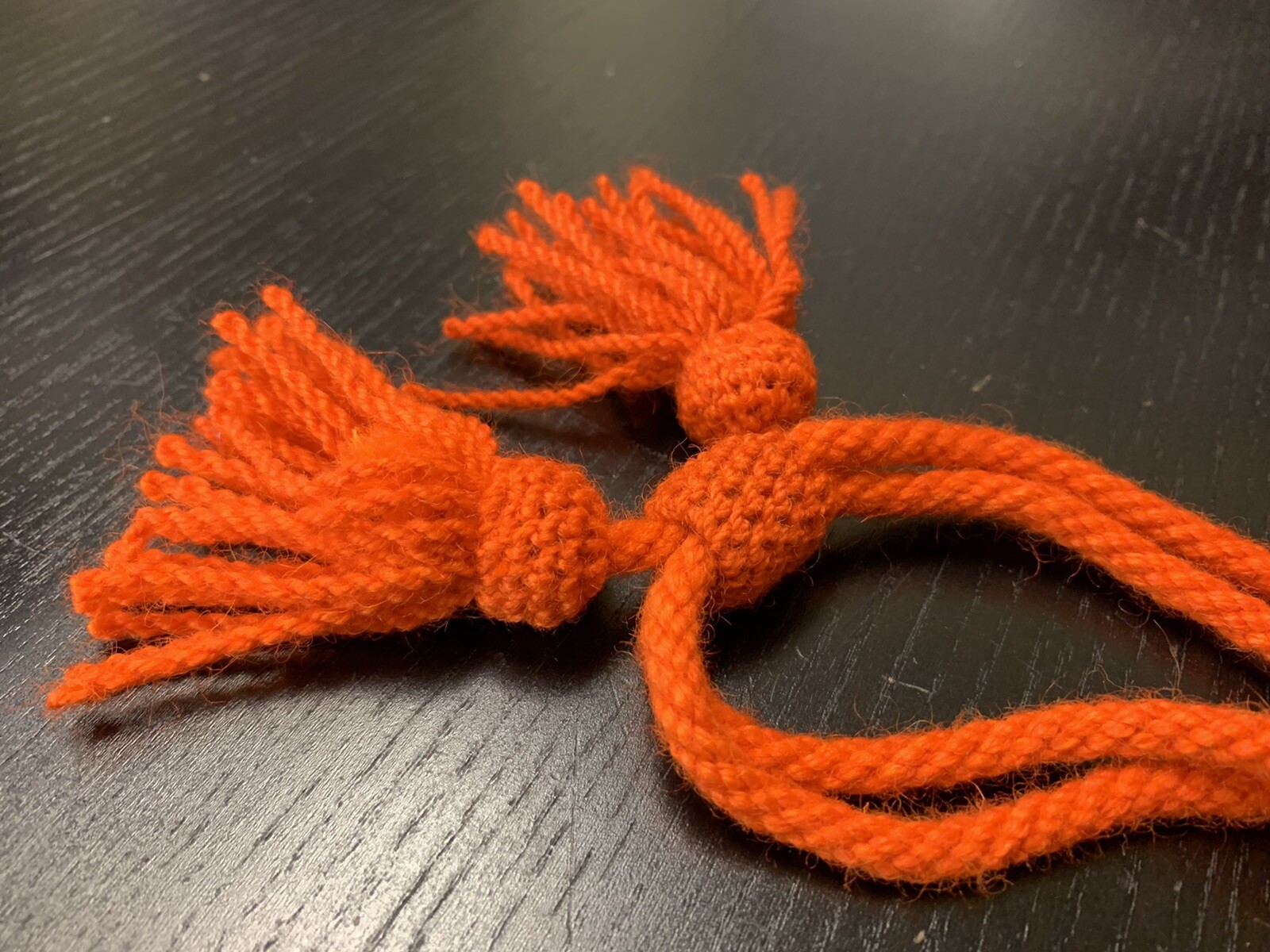 Civil War Union Army ORANGE Wool 'Dragoon' Hat Cord - NEW reproduction, A+
