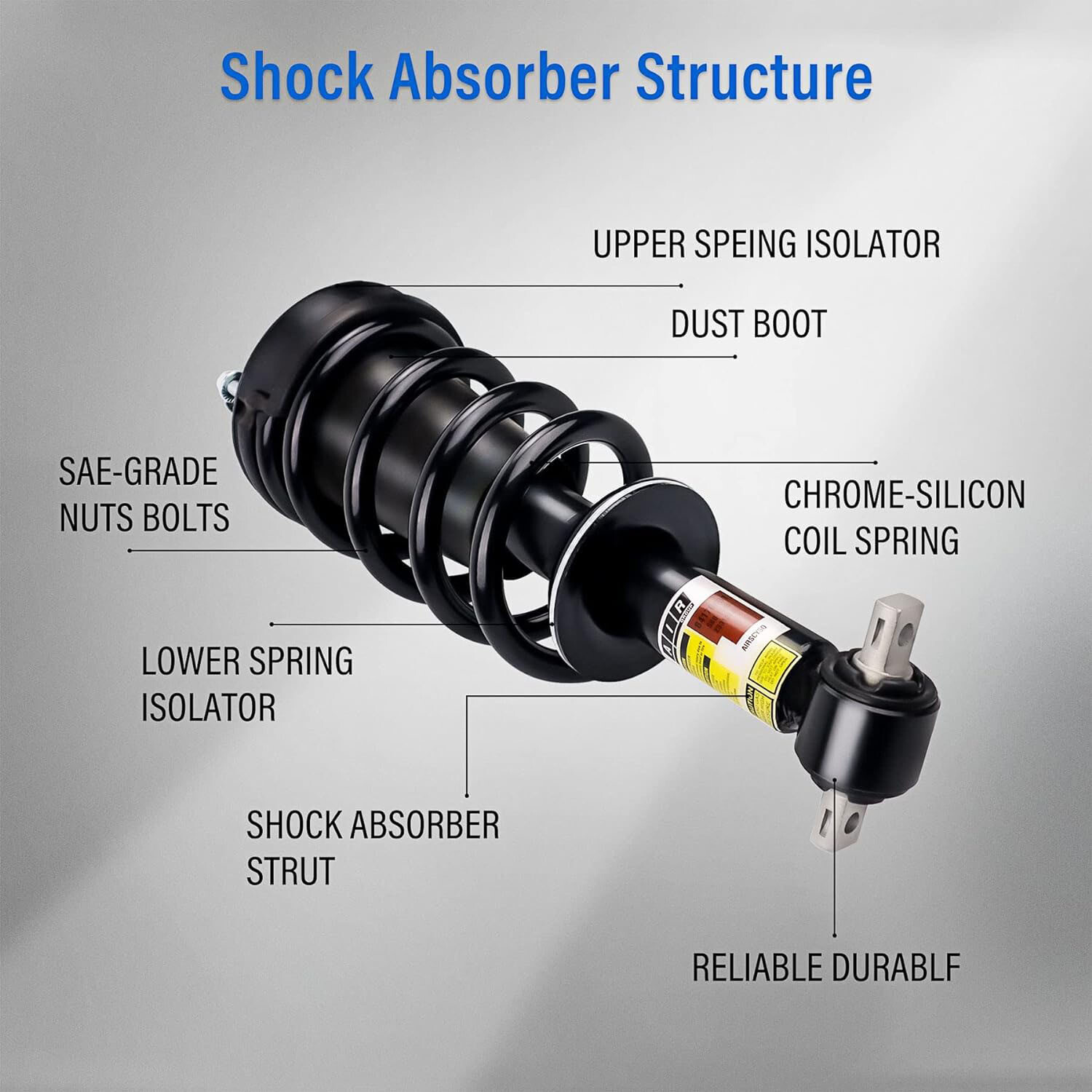 Front&Rear Air Shocks Struts Magnetic Ride for Cadillac Escalade GMC Yukon 07-14