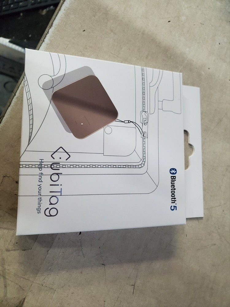 CubiTag Tracker Brown Bluetooth 5 Better range and battery life Sound or Map