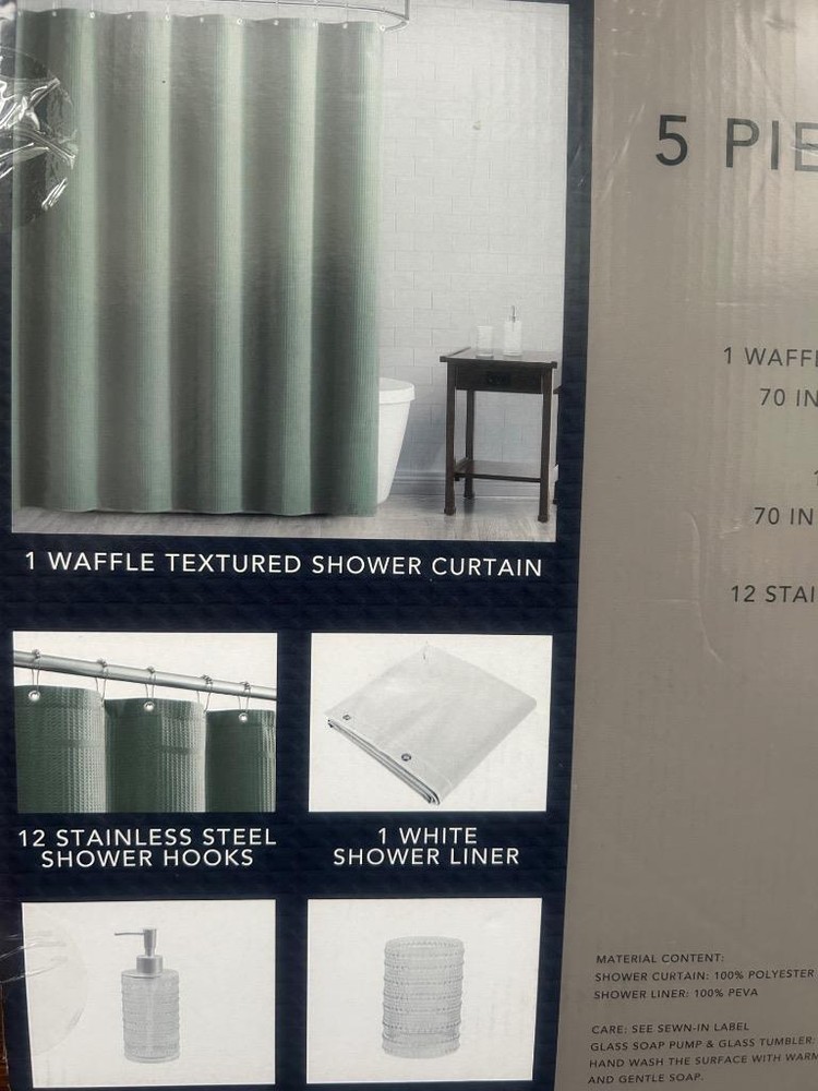 NWD Nueva Spa 4 Piece Bath Set. Green