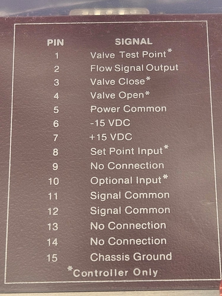 MKS Instruments 1359C-00100RK-S MASS FLOW CONTROLLER