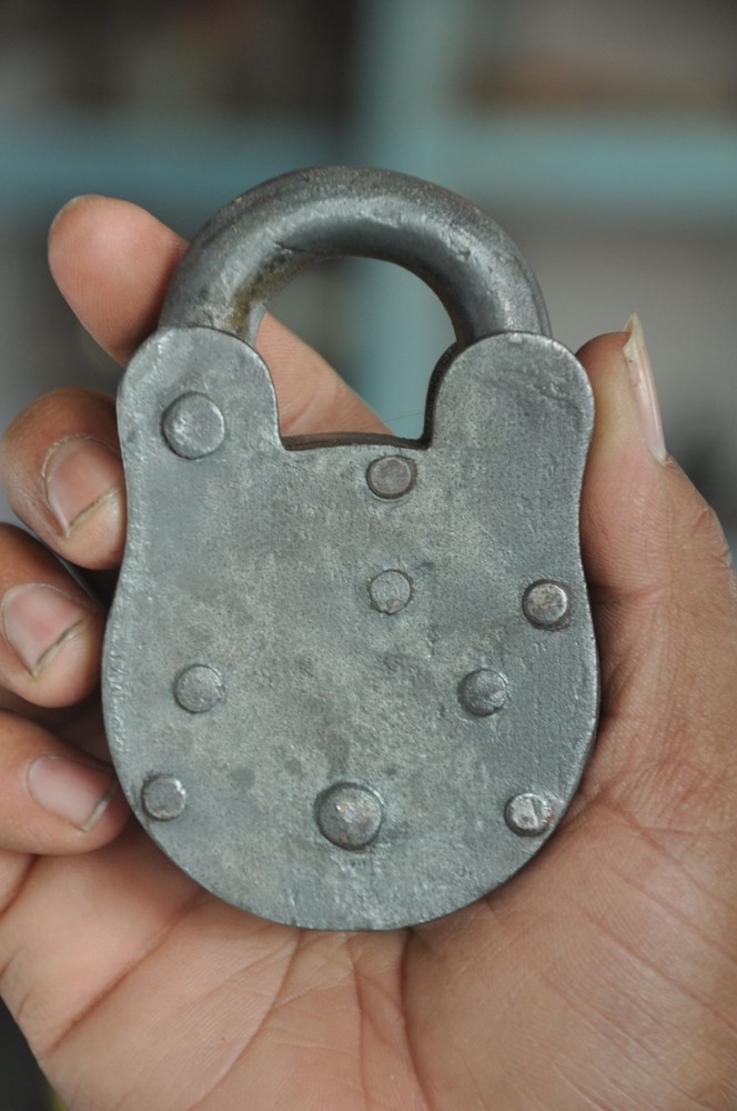 Vintage Iron Hobb's & Co. Handcrafted Solid Heavy Padlock, London
