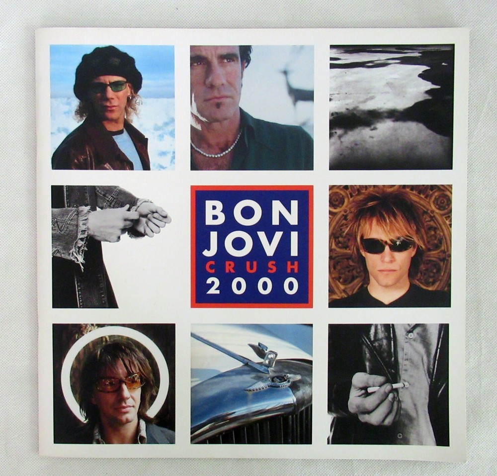 et021 Concert Tour Program Book BON JOVI CRUSH 2000 θ