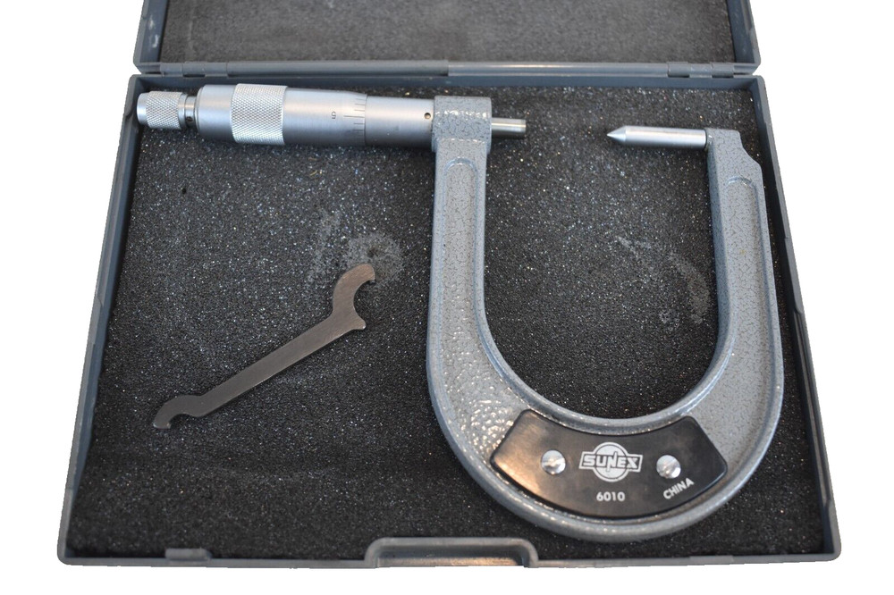 Sunex Tools 6010 .3" - 1.3" Outside Micrometer 0.001" accuracy with Case