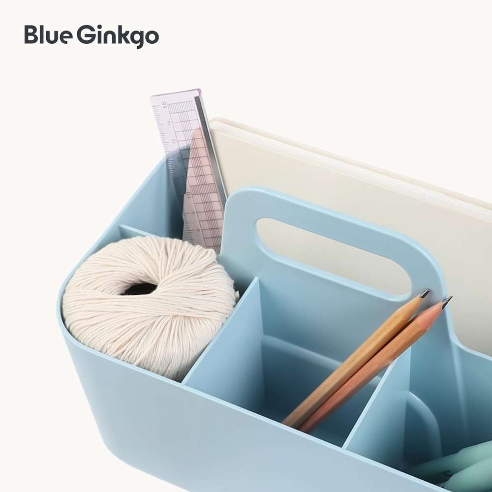 Stackable Organizer Caddy – Korean-Made Portable Tote for Bathroom, Office, C...