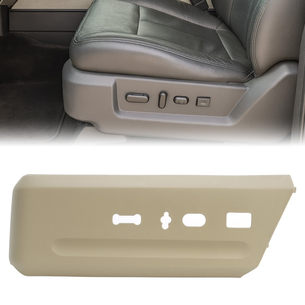 Camel Tan Left Driver Side Seat Switch Panel Housing For Ford Expedition 2007-14