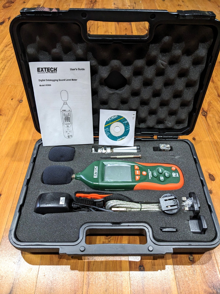 Extech Instruments Data logging Sound Level Meter Model HD 600