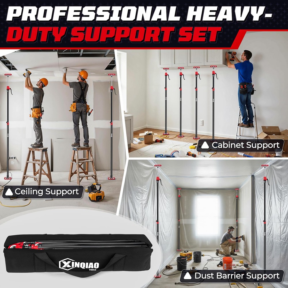 Cabinet Jacks for Installing Cabinets, Heavy Duty Third Hand Tools Adjustable...