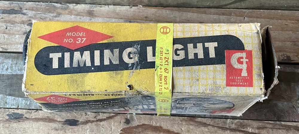 Engine Timing Light Model no. 37 Auto Car Truck Original Box