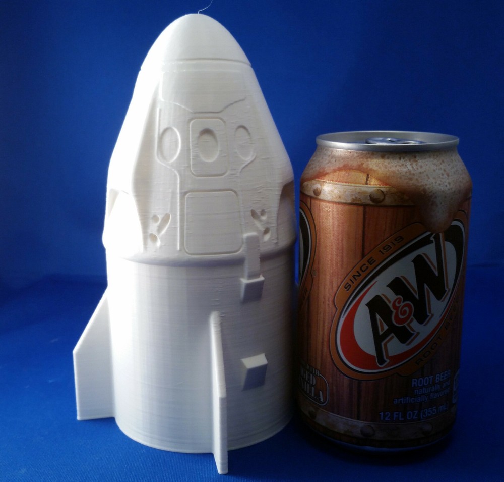 SpaceX Dragon Spacecraft Model, 1/48 Scale