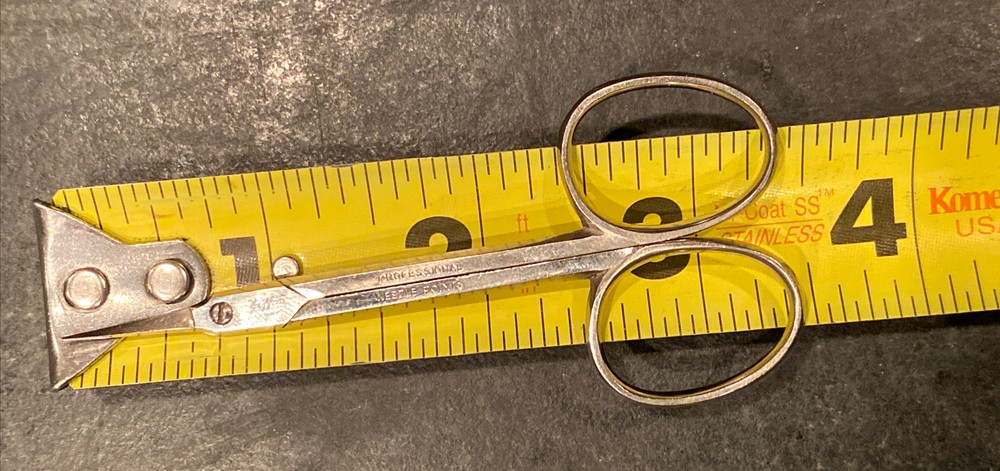 Vintage Needlepoint Scissors made in Germany Griffon 3.5" Small Needlework