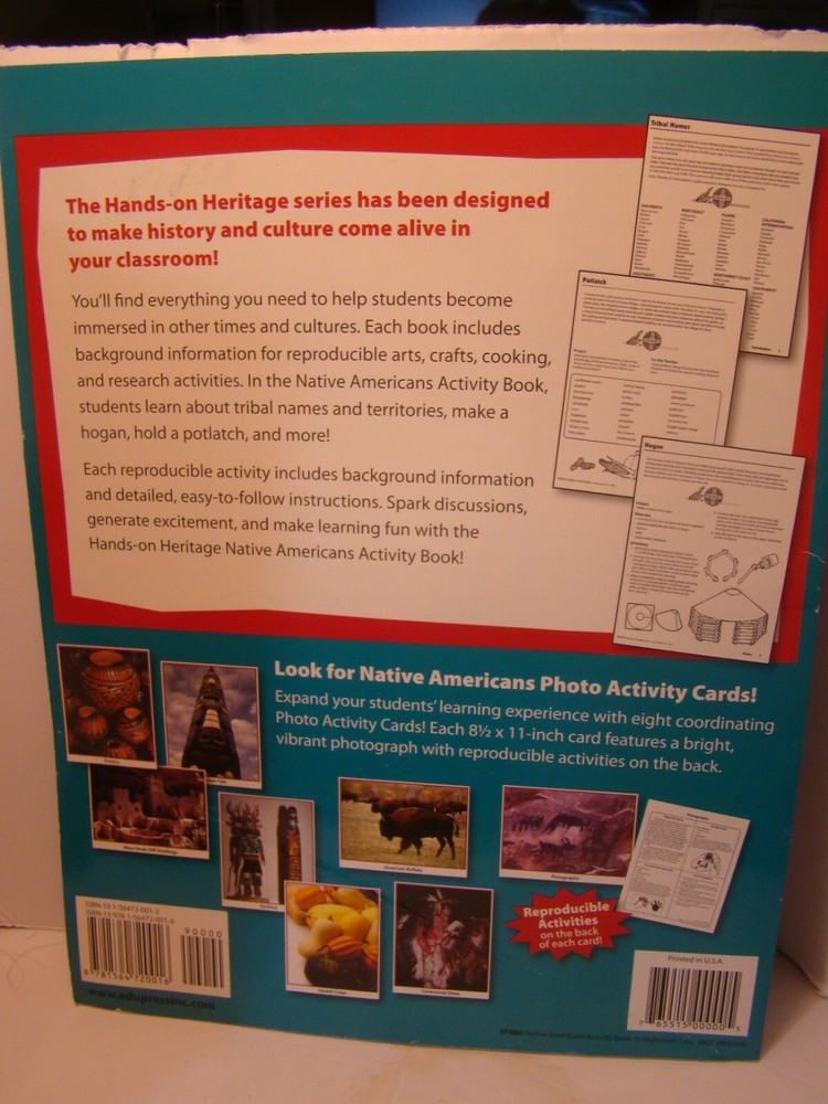 Native Americans Activity Book Grades 2+ 2007 Teacher Resource