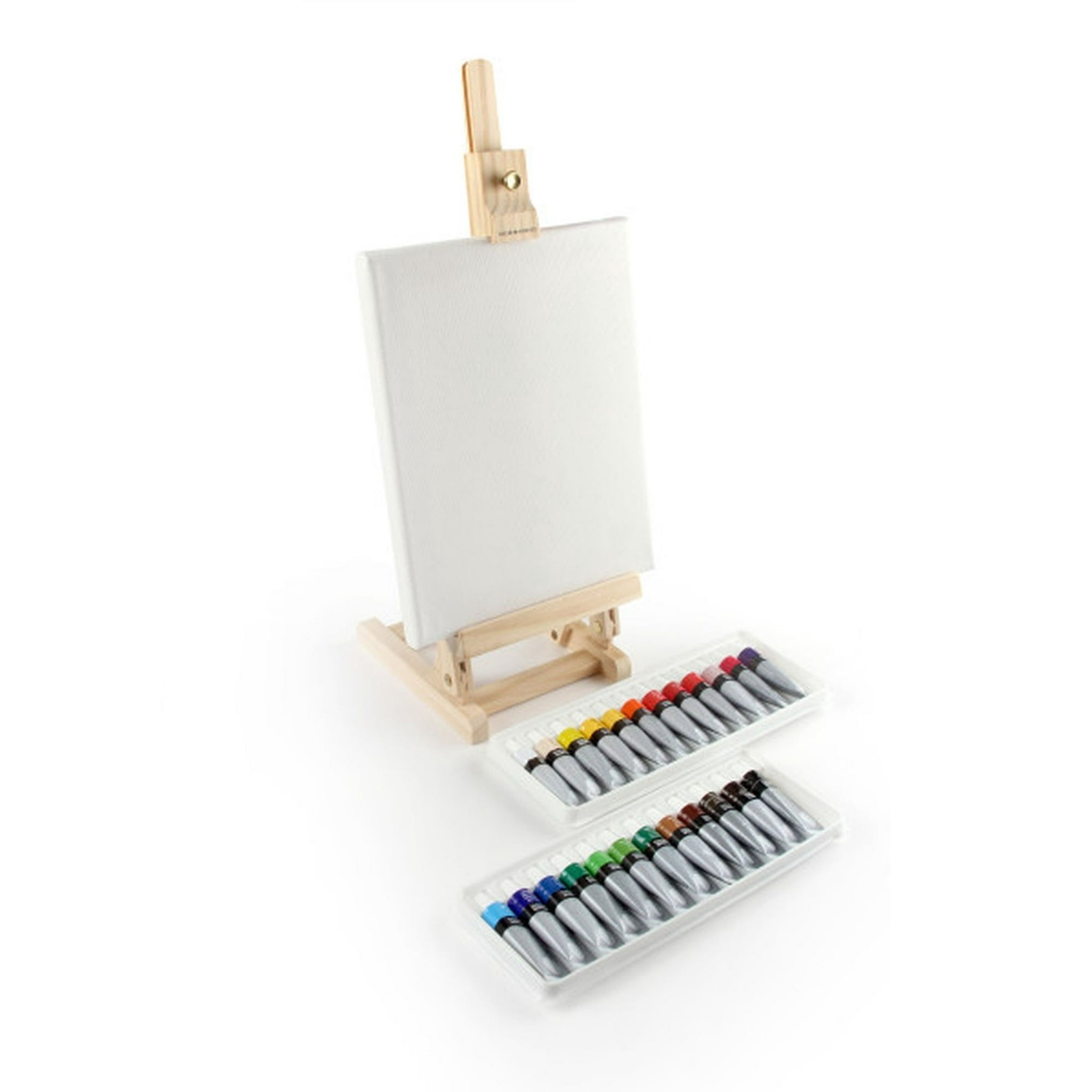 Daler Rowney Simply Mini Table Display Easel For Up To 12 Inch Canvas Light Wood