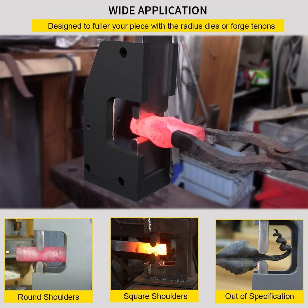 Blacksmith G2 Guillotine Tool Slash Fullering Tool for Blacksmith Tinsmith (5Pc)
