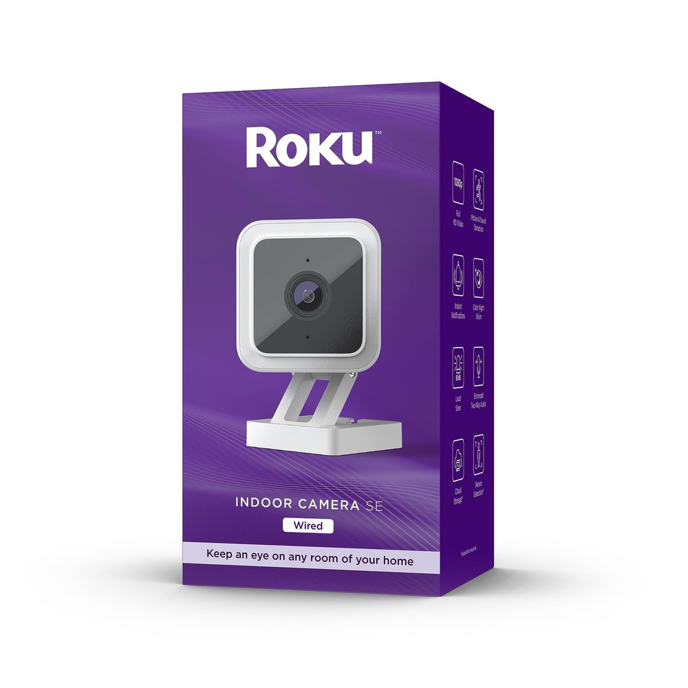 Roku CS1000 Camera SE Wired Indoors Security Camera