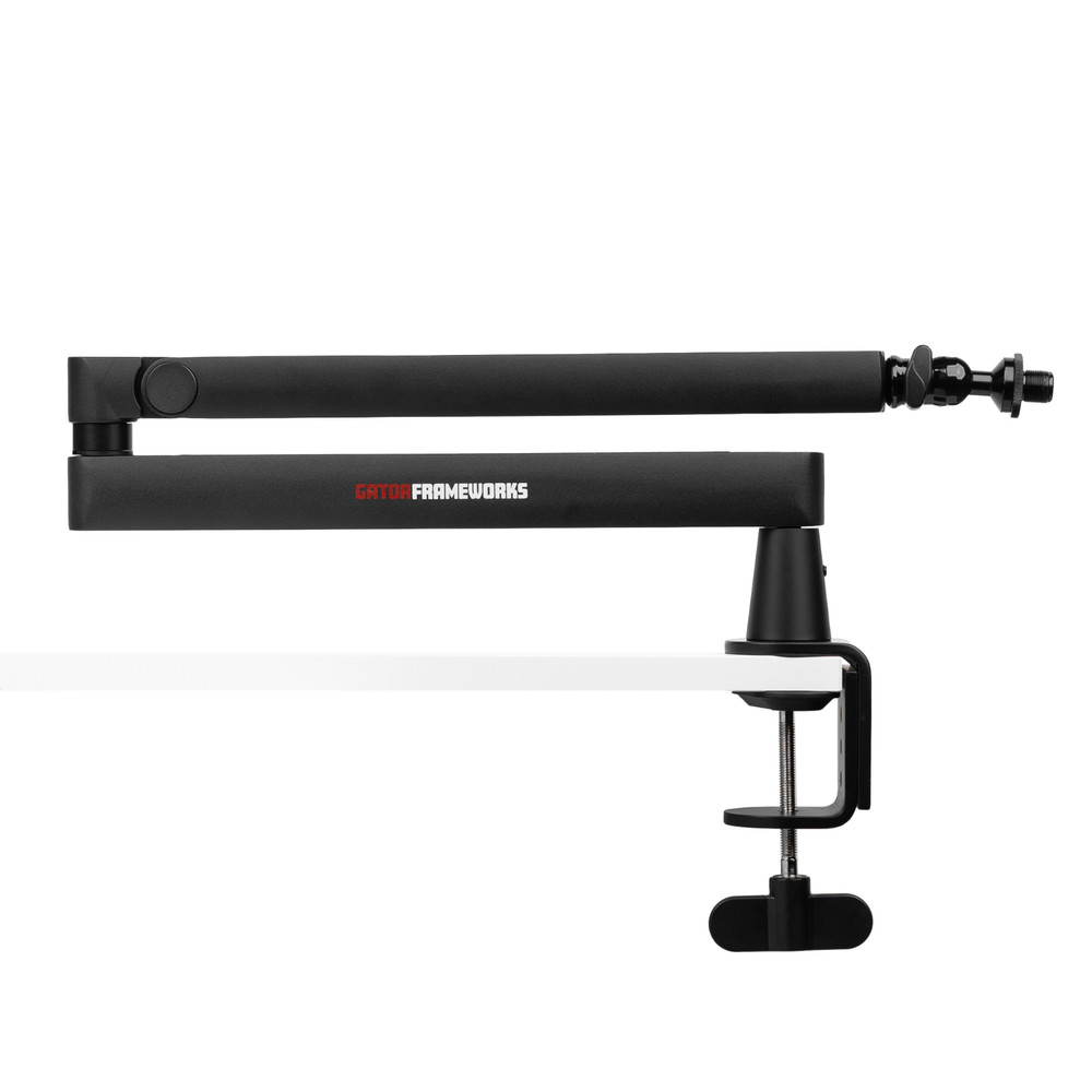 Gator Frameworks Low-Profile Series Premium Broadcast Boom Arm Fully Adjustable