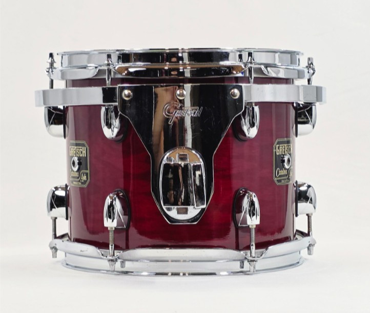 Gretsch Catalina Ash 10" Tom -Red Lacquer Finish
