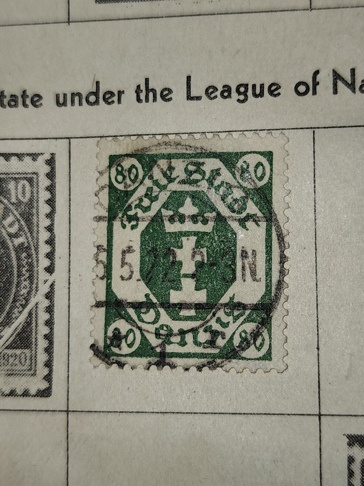 Foreign Danzig 80c Stamp Used - #H206