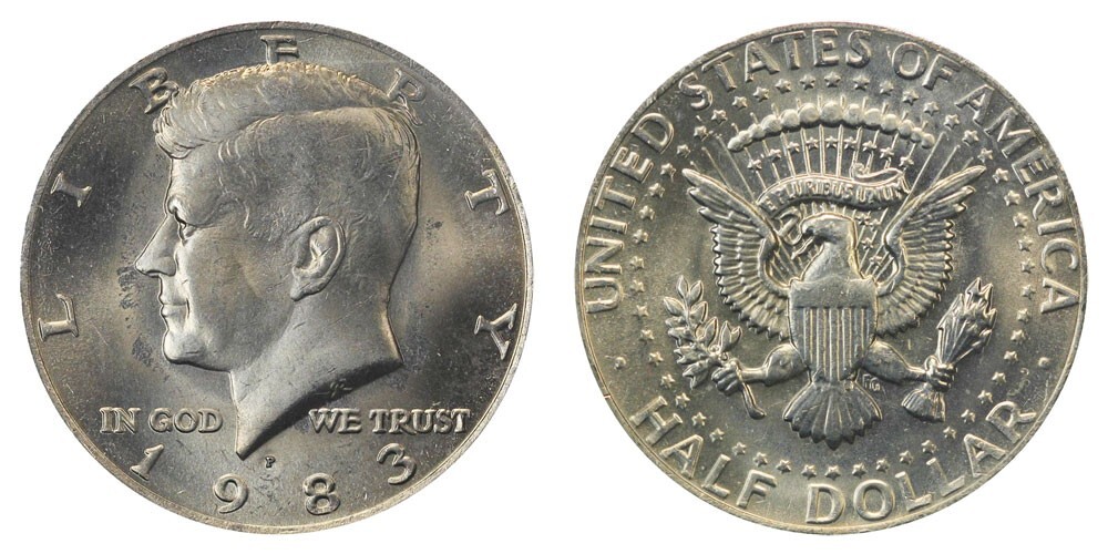 1983 Kennedy Half dollar BU